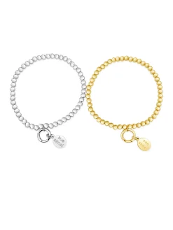 Ball Pendant Link Bracelet