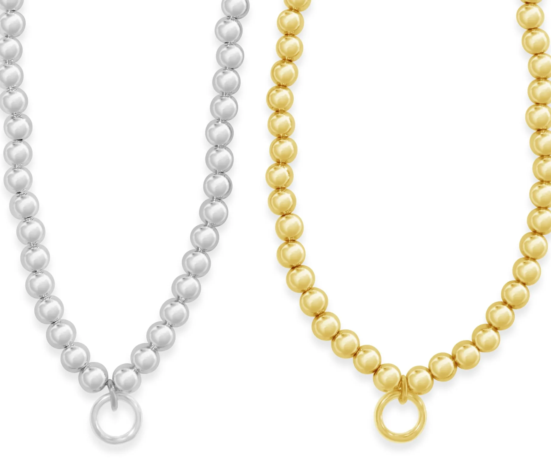 Ball Pendant Link Necklace