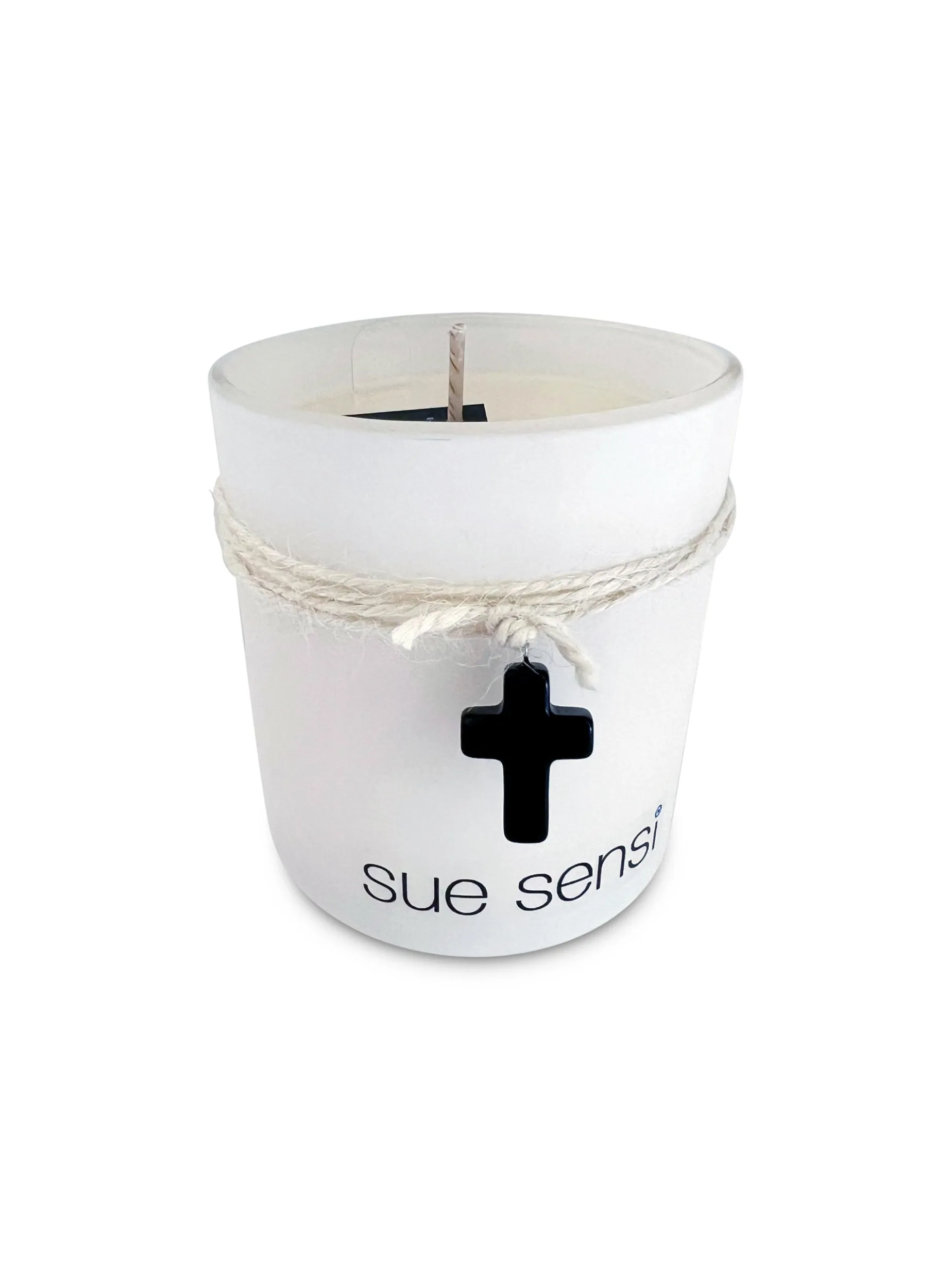 Cross faith candle
