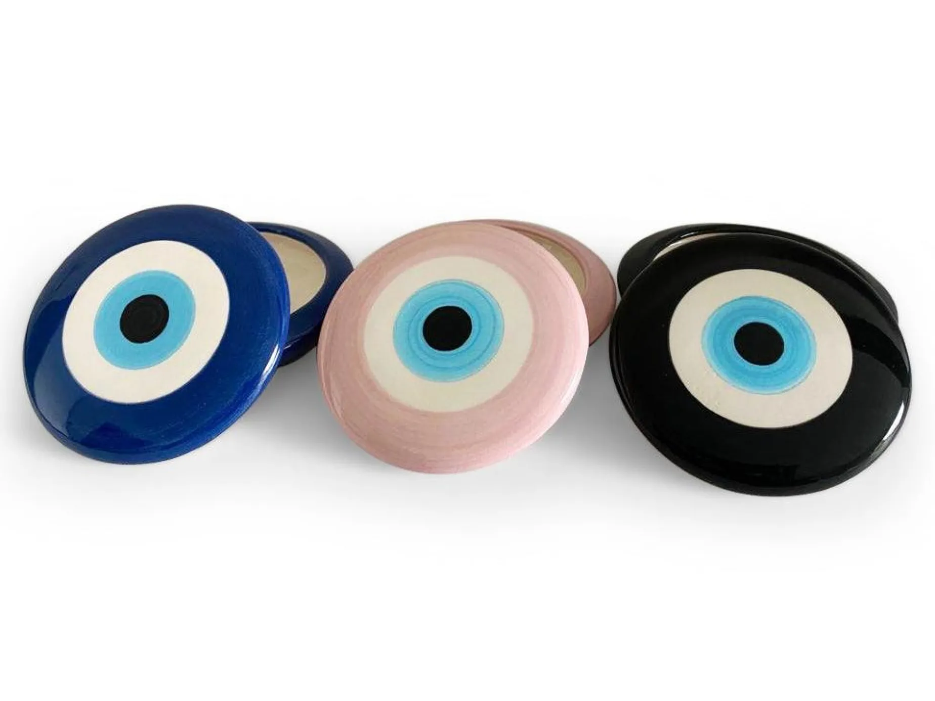 Evil Eye round jewellery box