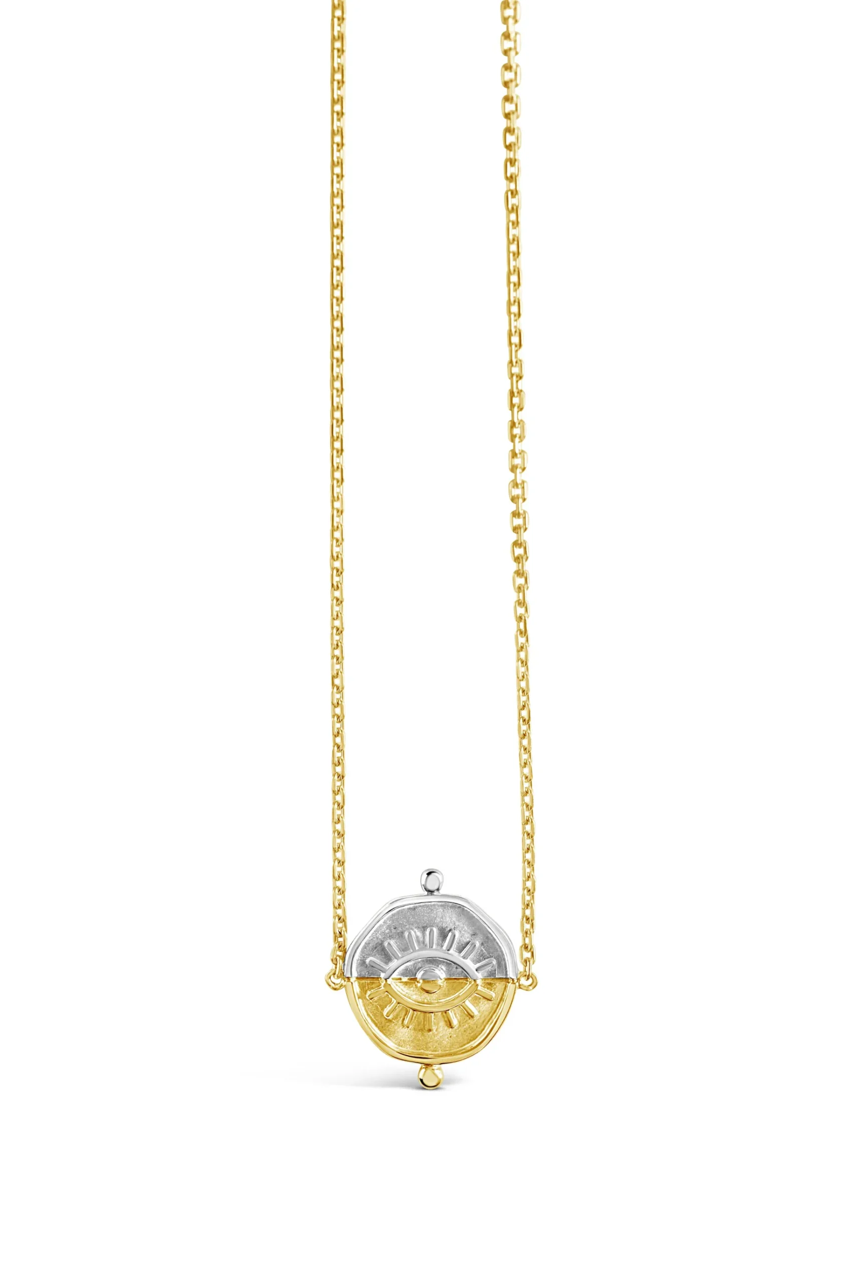 Guiding Moonlight Two Tone Necklace