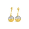 Guiding Moonlight Two Tone Earrings