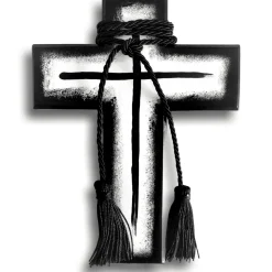 Hope, Faith, Love cross tile