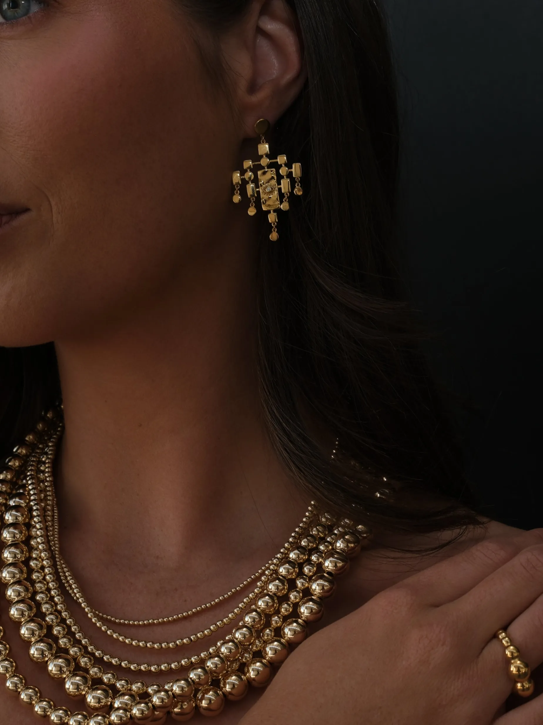Luminous Chandelier Earrings