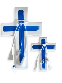 Mediterranean Love Cross Tile