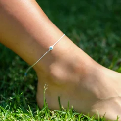Positive vibes anklet
