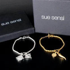 Rope Chain Pendant Link Bracelet