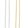 Rope Chain Pendant Link Necklace