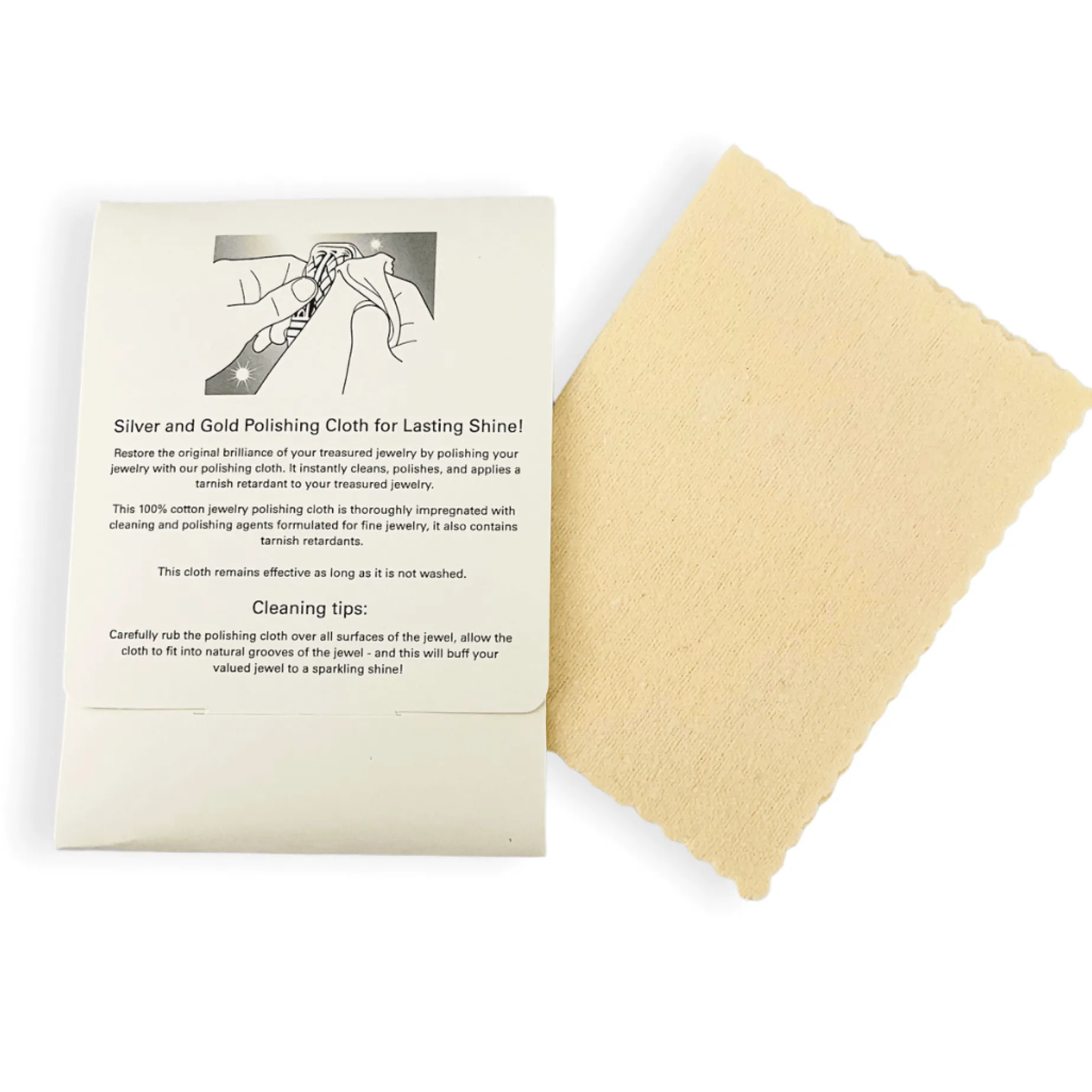 Silver & Gold polishing cloth