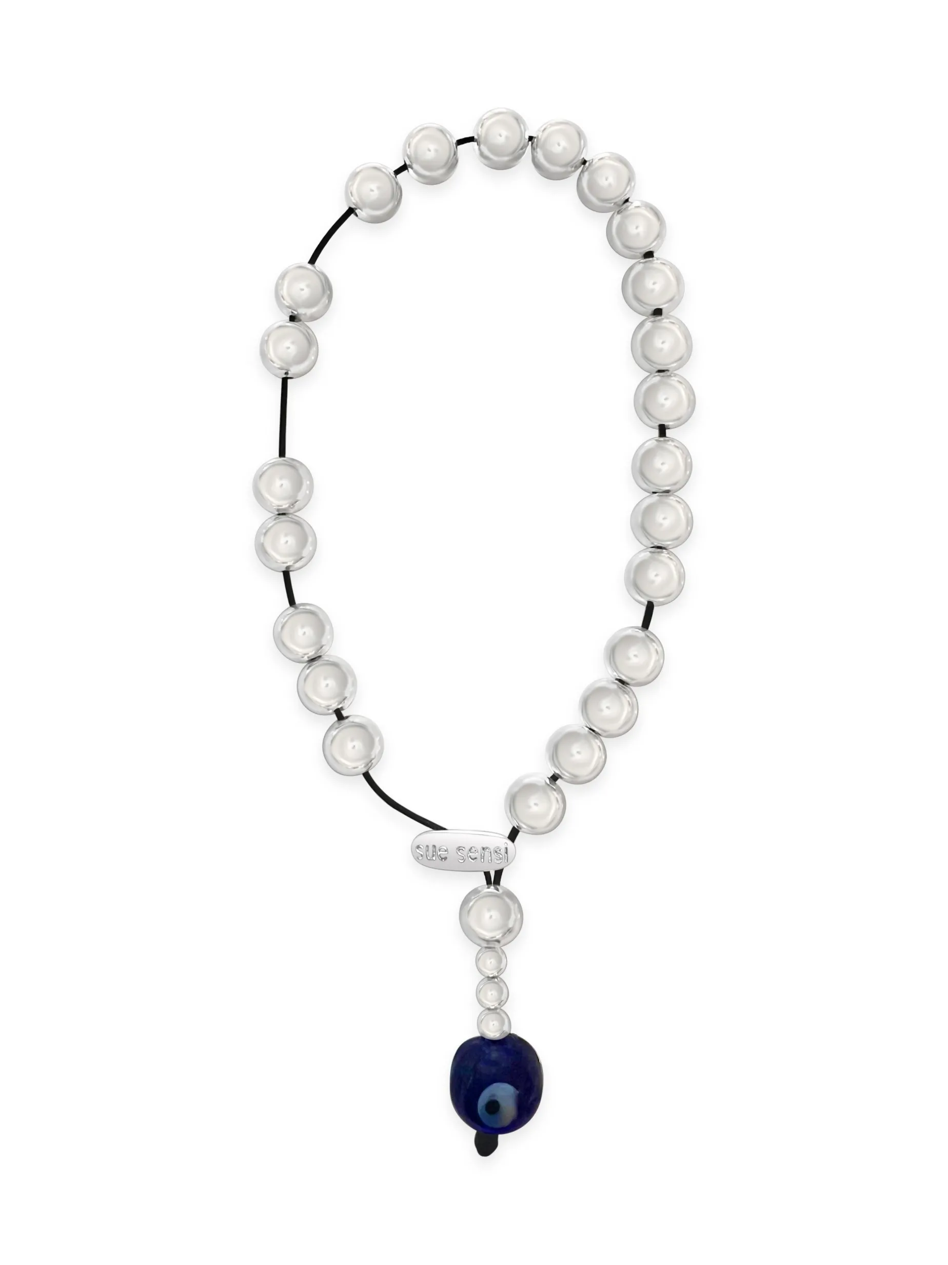 Sterling silver worry beads-Komboloi