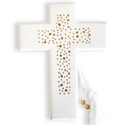 Strong in faith cross tile